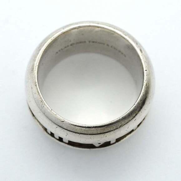 Tiffany Atlas Ring, Silver 925, Size 9.5, Women's